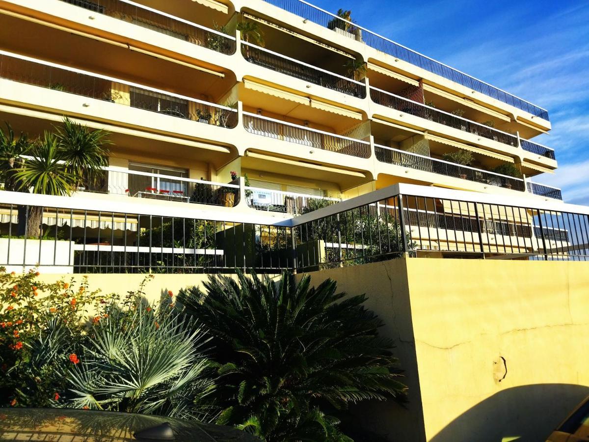 3 Pieces Vue Mer Et Piscine Quartier Parc Imperial Nizza Kültér fotó